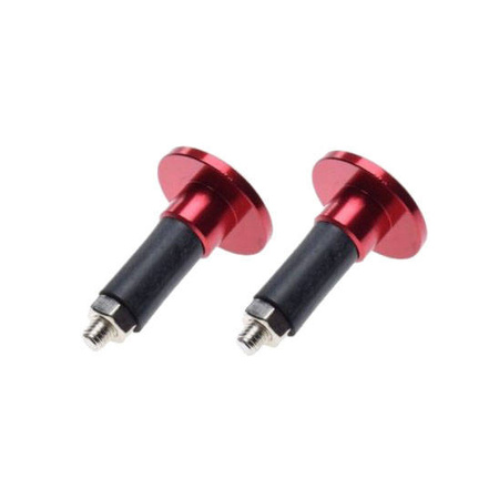 Końcówki kierownicy czerwone