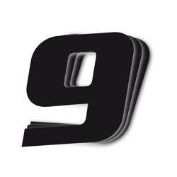 Numery startowe 25cm x 20cm ukośne, kolor czarny nr9(3szt.)