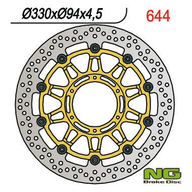 Tarcza hamulcowa przód honda cbr 900/929/954 rr 00-03 (330x94x4,5) pływająca