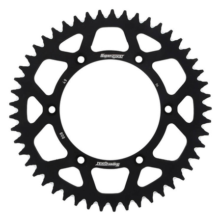 Zębatka tylna aluminiowa 7075-t6 (ergal) 808 49 suzuki rm/rmz (jtr808.49) kolor czarny