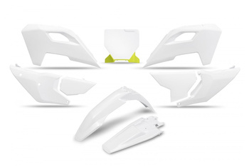 Komplet Plastików Husqvarna Tc 125 / 250 '23-'24, Fc 250 / 350 / 450 '23-'24, Fx 350 / 450 '23-'24, Tx 300 '24, Kolor Biały