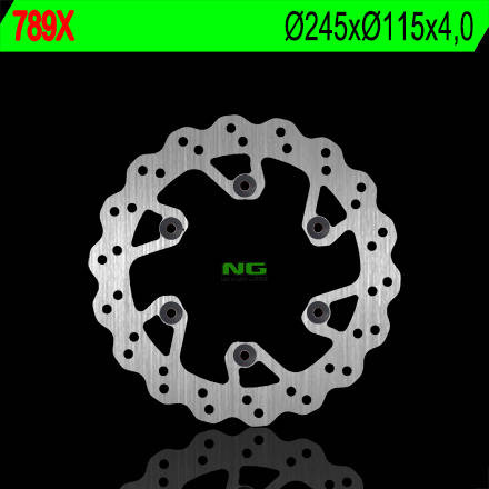 Tarcza hamulcowa tył yamaha yz 125/250 (02-18) yzf (00-18) wrf (02-20) (245x115x4) wave