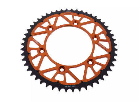 Zębatka Napędzana Hybrydowa Stal/Alu Jt Jtx897.52org, 52z Rozmiar 520 Pomarańczowa
