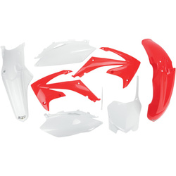 Komplet plastików honda crf 450 r '09-'10, crf 250 '10 kolor oem (czerwony/biały) (ho113e999)