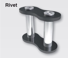 ZAKUWKA ŁAŃCUCHA 525 DZO O-RIBRONZE RIVET (DRĄŻONA)