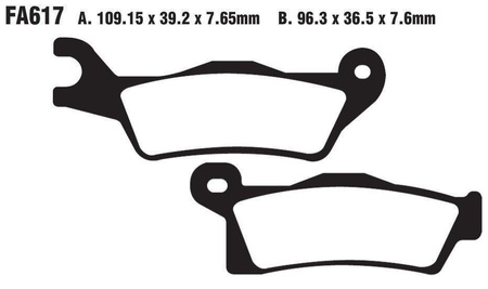 Klocki hamulcowe ATV CAN-AM Outlander Renegade