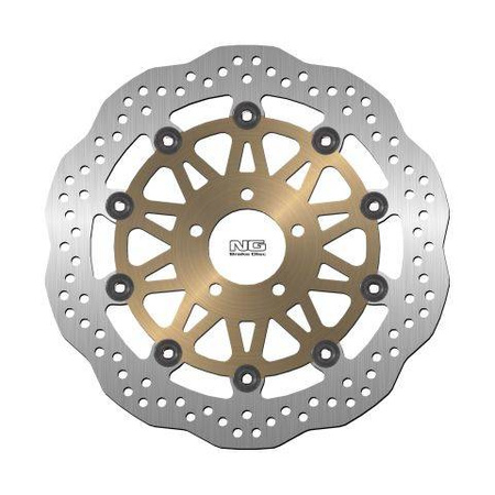 Tarcza hamulcowa przód kawasaki zr1100 '92-98, zxr1100 '99-00, zx-9r '00-01 (310x61x5mm) (5x10,5mm) wave pływająca