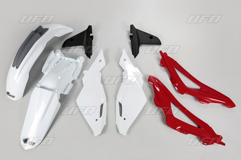 Komplet plastików husqvarna cr 125 '09-'13 kolor oem (biały/czerwony/czarny) (hu611e999)