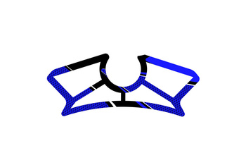 Radikal Osłona Półki Kierownicy Puig Do Yamaha Yzf-R3 15-18 Niebieski