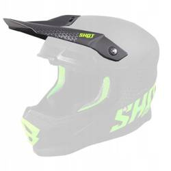 Daszek do kasku furiouraw black neon green matt kolor czarny/zielony fluo mat