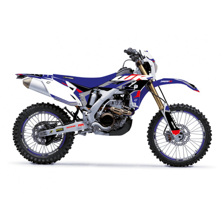 KOMPLET NAKLEJEK (OKLEIN) YAMAHA WR 450F '12-'15 DREAM 5 KOLOR NIEBIESKI CZARNY