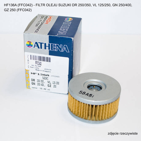 Filtr oleju suzuki dr 250/350, vl 125/250, gn 250/400, 250 (ffc042)