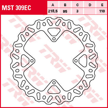 Tarcza hamulcowa przód ktm sx 85 03-11