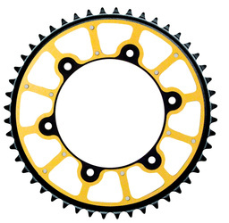 Zębatka tylna pro extreme (stalowo-aluminiowa - dual ri/ stealth) kolor złoty 808 49 (80849) suzuki drz 400 '00-'20, rm 125/250, rmz 250/450
