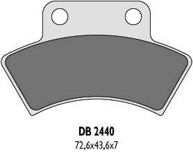 Klocki hamulcowe kh232 quadzilla, polaris tył - zastępują db2440mx-d oraz db2440qd-d