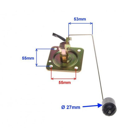 Czujnik poziomu paliwa do motocykla Romet Z50