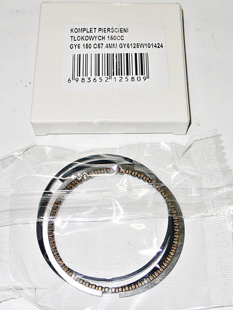 Komplet Pierścieni Tłokowych Power Force Gy6 150 Ccm 57.4mm Gy6125w101424