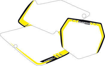 Tła pod numery startowe suzuki rmz 450 '08-'09 kolor biały