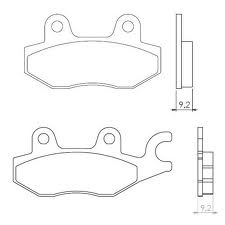 Klocki hamulcowe kh197 spiek metaliczny (złote) (ft 4021)