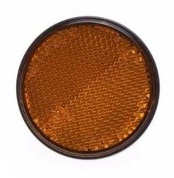 Odblask pomarańczowy okrągły skuter 4T 2T