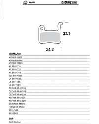 Moto-master bike pro klocki hamulcowe rowerowe organiczne