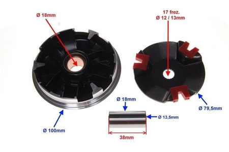 Wariator do skutera Yamaha Jog50 Tuning