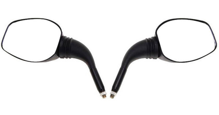 Lusterka do motocykla skutera M10 duże czarne