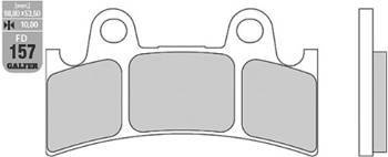 Klocki hamulcowe kh190 półmetaliczne yamaha yzf 750/fzr 1000 (oferta specjalna) wycofane z oferty