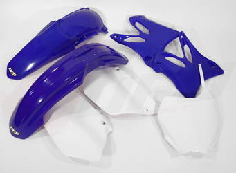 Komplet plastików yamaha yz 125 '06-'14, yz 250 '06-'14 kolor oem '06-12 (niebieski/biały) (ya302e999)