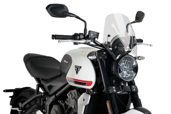 Szyba Sportowa Nowej Generacji Puig Do Triumph Trident 660 21-24 Przezroczysta
