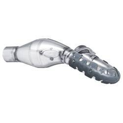Osłona kolektora wydechowego (4t) długa 40 cm kolor szary (nardo grey)