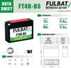 Akumulator Żelowy Bezobsługowy Fulbat Ft4b-Bs