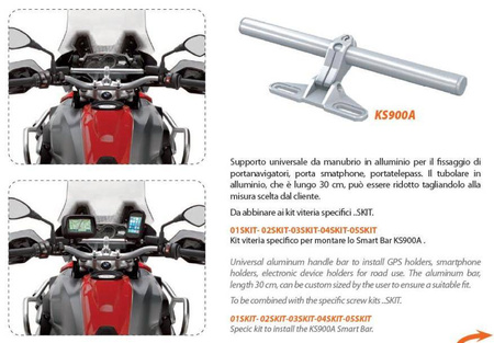 uniwersalne mocowanie na kierownicę smart bar - - std cena 429,-