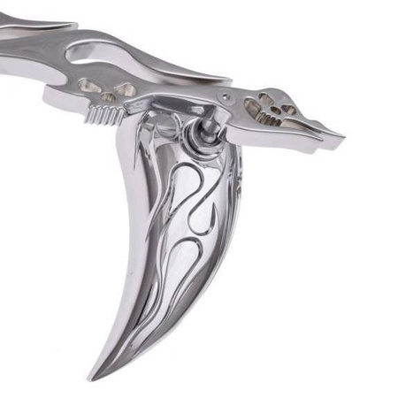 Lusterka Łezka chrom Czachy Wspornik R/R M10