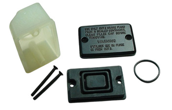 Zbiorniczek płynu hamulcowego z pokrywą i uszczelką przód honda cx 500, cb 650/750/900/1100, gl 1100