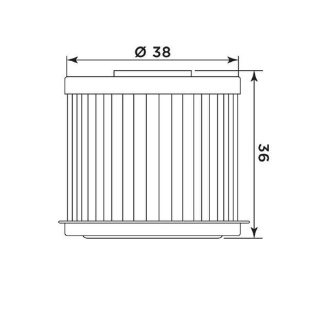 Filtr oleju hf 117 honda nc700dct 12-14, 750s/x dct 14-20, 750 intergra dct 14-20, crf1000l africa twin dct 16-20 (filtr przekładni dct) (hf117) (50)
