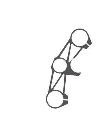 Ochraniacz Xtreme Na Półkę Kierownicy Puig Do Kawasaki Zx-6r 636 13-16 Carbon