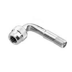 V bike (Vicma) adapter kątowy (90 stopni) do zaworu kół srebrny (12028)