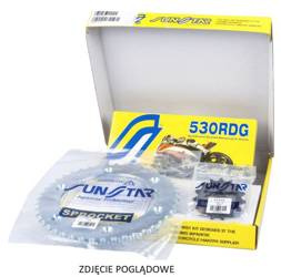 Zestaw napędowy suzuki gsf 600 bandit (95-99) standard (15/47/110) (do 1000cc) (sun51115/sun1-5383-47/ss530rdg-110n)