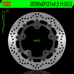 Tarcza hamulcowa przód suzuki gsf 650 '06 abs, sv 650x/a18-19 (pływająca) (290x121x4,5)