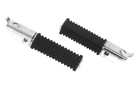 Komplet podnóżków pasażera uniwersalne 2 szt. prostokątne ( otwór pod śrubę 12mm ) ( honda cb )