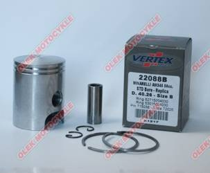 Vertex tłok minarelli am6, aprilia, yamaha (40,29mm) replica nicasil (28,00/2,00/12,00) (pierścienie 53015004030 x 1, 52715004030 x 1)