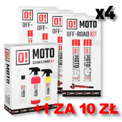 OMOTO ZESTAW 4+1 DO CZYSZCZENIA I SMAROWANIA ŁAŃCUCHA OFF ROAD O! CHAIN CARE AND PROTECTION 2+1 ZESTAW Z SZCZOTKĄ + OMOTO ZESTAW DO MYCIA I PIELĘGNACJI MOTOCYKLA O! CARE PROTECTION AND SHINE MOTO