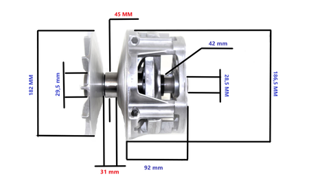 Sprzęgło Napędowe Power Force Wariator Polaris 800 (Oem 1322743) Sot00014
