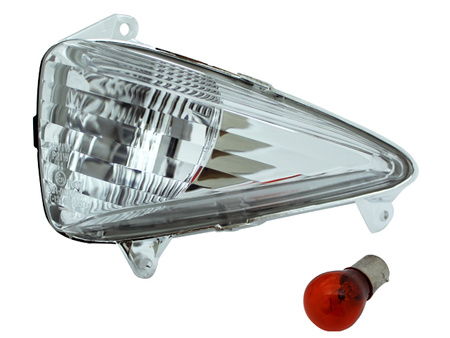 Nachman kierunkowskaz honda cbf 600s 04-09, cb 1000, xl 1000n lewy przód, białe szkło (mc-01902l-1) (9922n)