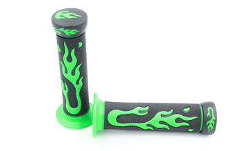 Manetki Kierownicy Płomień Zielone