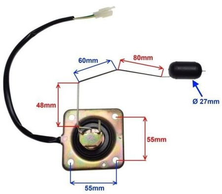 Czujnik zamknięty paliwa do Junak 902 i Innych