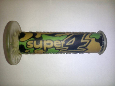 Manetki 01691/l-mi super 4 camuflage (130 mm/22 mm) bez otworu kolor zielony/brązowy