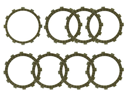 Psychic tarcze sprzęgłowe racing honda crf 450r 11-15, suzuki drz 400 (00-08), ltz 400 (03-04) (ebs3433r)