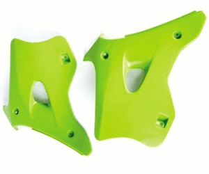 Osłony chłodnicy kawasaki kx 125/250 '94-'98 kolor zielony